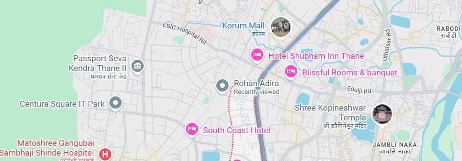 Rohan Adira Thane Project Location